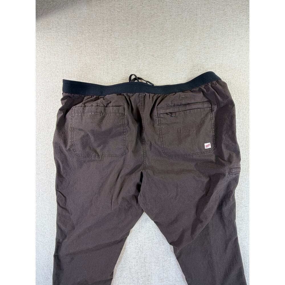 Duluth Trading Mens 44x30 Brown Canyoneer Pull On Tie Waist Outdoor Pants Casual - Picture 10 of 10